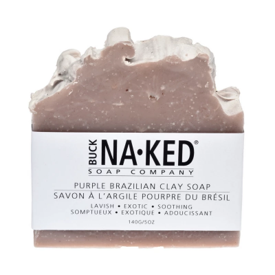 Purple Brazilian Clay Soap - Buck Naked